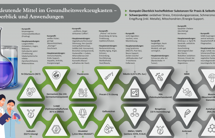 Bedeutende Mittel Gesundheitswerkzeugkasten